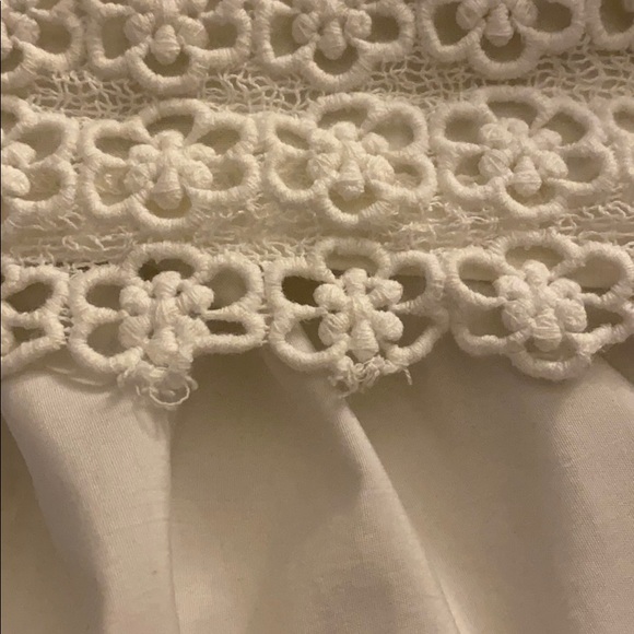 Topshop Cropped Flower Lace Tank Top Petite - Picture 6 of 8